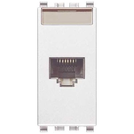 20338.8.B Enchufe Rj45 Netsafe Cat5E Utp Blanco Eikon