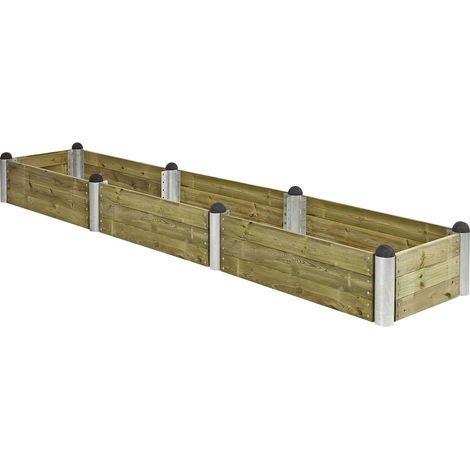 Plus Hochbeet Pipe 19 400 x 80 x 36 cm Hochbeete aus Holz