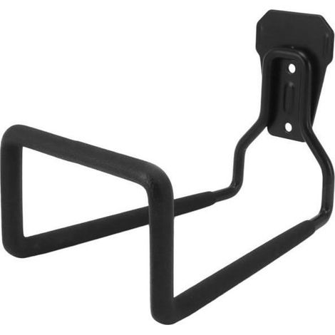 1 x Universeller, wandmontierter Gartenschlauchhalter aus rostfreiem Metall mit rutschfester Gummibeschichtung, für Garten und Terrasse (1/5)