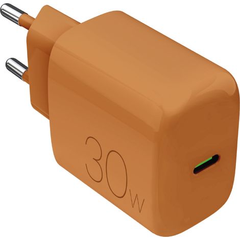 USB-C Pro Lite 30W Wandladegerät – Orange (1/2)