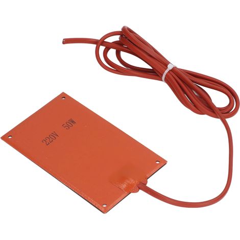 Tapis Chauffant Silicone 90x150mm 220V AC 50W pour Armoire Électrique (1/5)