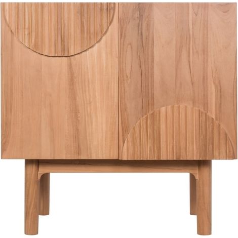 Meuble de salle de bain 75 cm en teck massif YANG - 75x50x75 cm - Kayu Meuble (1/5)