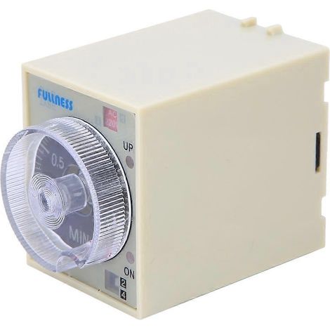 Verzögerungs-Timer-Zeitrelais mit einstellbarem Drehknopf, hochwertigem PC-Gehäuse, ST3PA F, AC220V, 50/60Hz