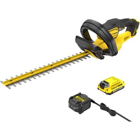 Stanley FatMax - V20 Taille-haies 50cm 18V + 1 batterie de 2 Ah + chargeur 1,25A - SFMCHT650D1-QW (1/5)