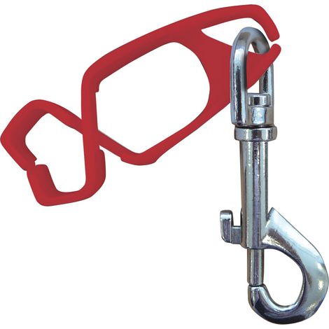 Clip für Handschuhe (PK40) - Rot - Portwest