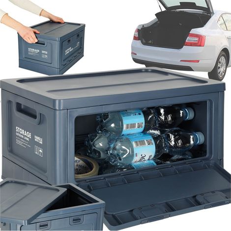 Organiseur de bagages pour camping bleu marine