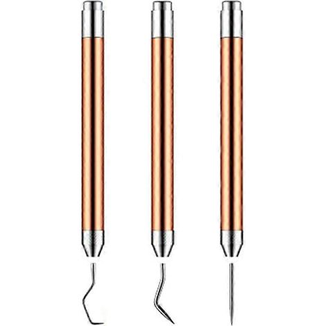 3-teiliges Vinyl-Entgitterungswerkzeug-Set mit LED-Licht, Präzisionsstift und feiner Spitze für Scrapbooking (1/5)