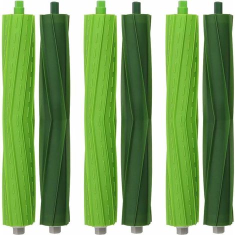 Lot de 3 rouleaux extracteurs compatible avec Roomba E5 / i7. Kit d'accessoires de rechange pour brosse centrale Extracteur E5 E6 i7 i7+. Pièces de rechange comprenant 3 paquets en to (1/4)