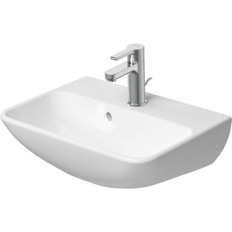 Lavamanos Duravit ME by Starck, sin orificio de grifería, con