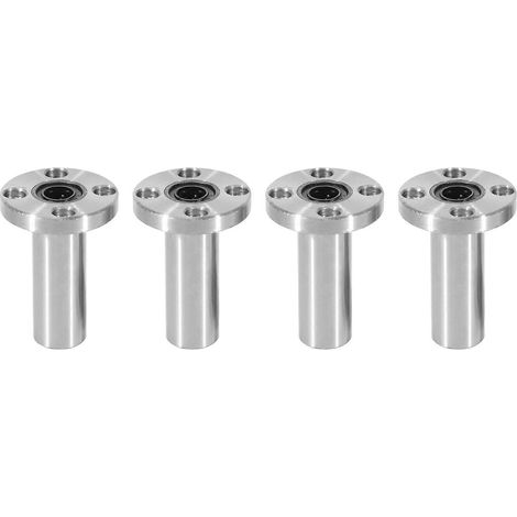Roulement linéaire à bride ronde longue de type LMF8LUU (4 pièces, 8 mm) (1/5)