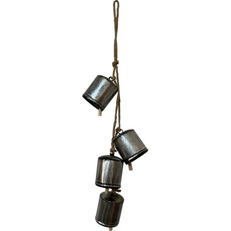 Cloche à vache en métal usé, cloche à vache en métal usé, vieille cloche, design unique de cloche en métal (1/5)