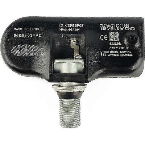 Compatible avec le capteur de pression des pneus TPMS 433 MHz - CH10 (réf. 56053031AD) (1/5)