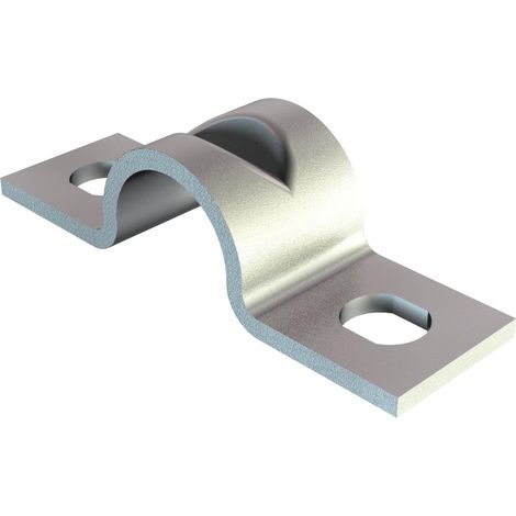 OBO Bettermann Zugentlastungsschelle 6mm Stahl galvanisch verzinkt, 100 Stück, 1438018