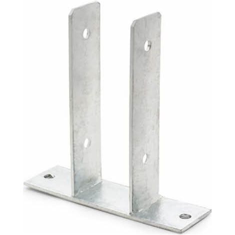 Fijación de postes en "U" para atornillar directamente o anclar en varillas roscadas empotradas - Atlantis C3-M 101 x 200 x 60 x 50