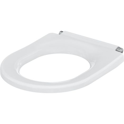 Cuvette de WC avec siège, dimensions 370x460 mm, charnière en acier inoxydable