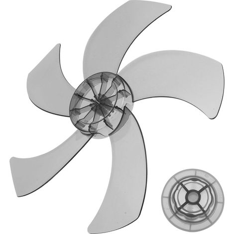 Kunststoff-Ventilatorflügel, transparent schwarze Flügel, Ersatz für Standventilatoren und einfache Reparatur (1/5)