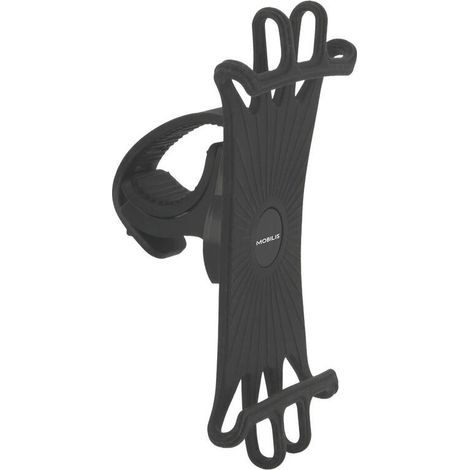 Soporte de Móvil para Bicicletas Mobilis 001353 Negro Silicona 4-7 (1/2)