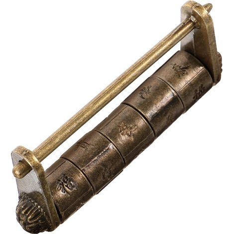 cadenas de style vintage avec serrure à combinaison pour