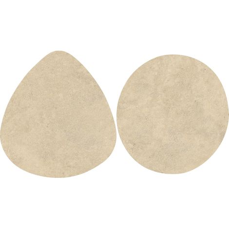 Carrelage effet Pierre Calcaire Beige Sable Galets XL 59,5x59,5x2 cm Rocalta - Sol extérieur (vendu par carton de 0,511 m²) - RO'MA CARRELAGE