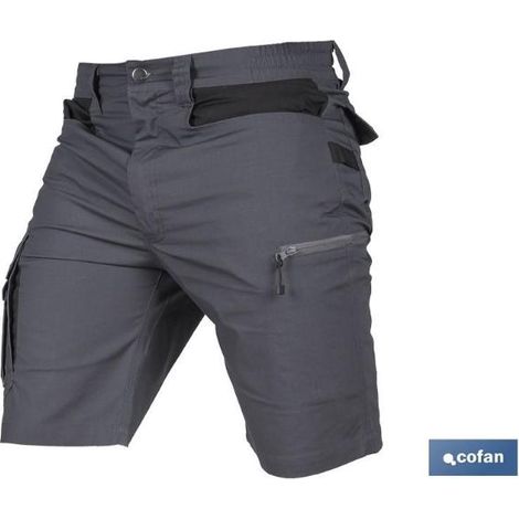 Bermudas de trabajo frigg 215 g/m2, 65% poliéster, talla 42, con bolsillos multiusos (1/5)