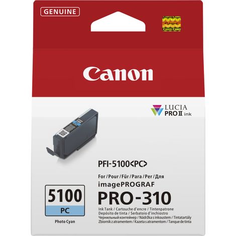 Canon PFI-5100 PC cartouche d'encre 1 pièce(s) Original Photo cyan