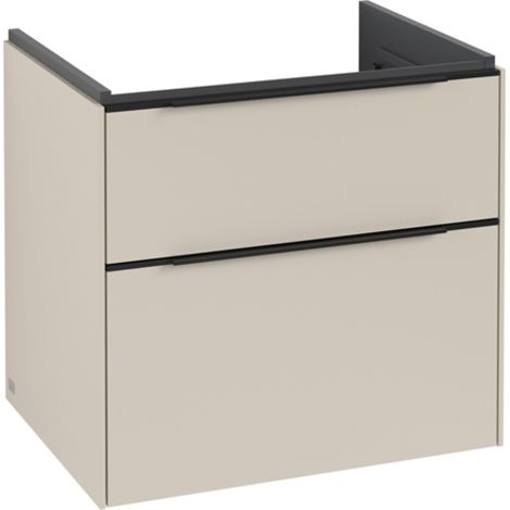 Villeroy & Boch Subway 3.0 Waschbeckenunterschrank, 2 Auszüge, (1/2)