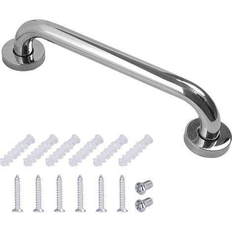 Stainless Steel Bathtub Grab Bar Toilet Handle Toilet for Elderly/Disabled/Children/Pregnant, 30cm (1/5)
