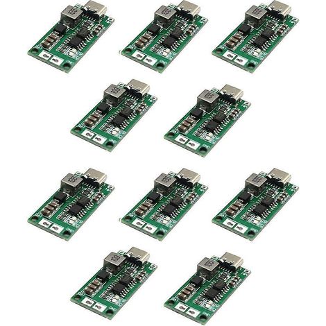 Carte de chargeur mini-batterie USB Type-C vers 8,4 V/12,6 V/16,8 V pour batteries LiPo/Li-ion 3S, module de charge élévateur 2 A (1/5)