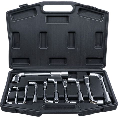 BGS DIY Coffret de clés à pipe hexagonales acier 11 pièces (1/4)