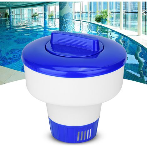 Schwimmender Chemikalienspender für Schwimmbäder, Chlorspender, Tablettenhalter für Spas, Bromhalter (1/5)