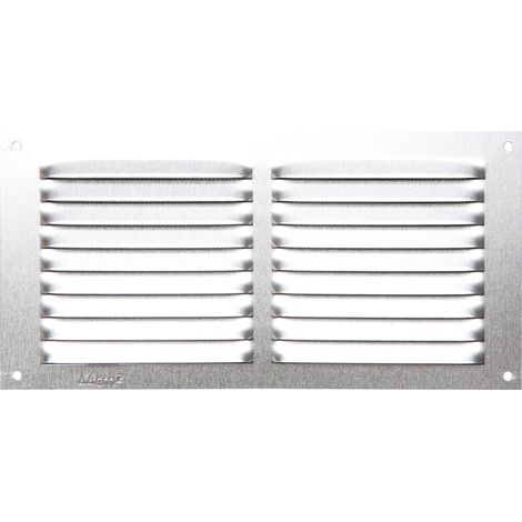 Rejillas de ventilación natural de aluminio - Conmutable 300x200