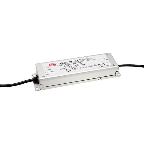 MW Mean Well ELG-150-24DA-3Y Transformateur pour LED, Driver de LED à tension constante, à courant constant 150 W 6.25 A 12 - 24 V/DC Dali, montage X130041 (1/3)