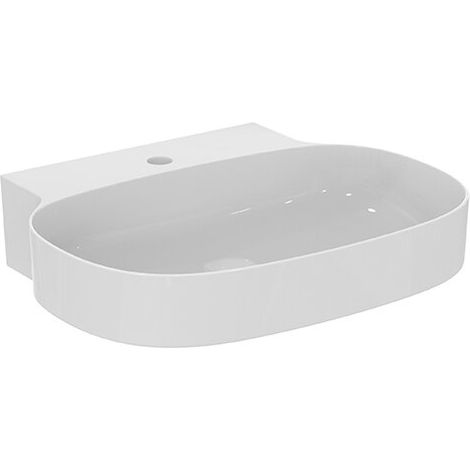 IDEAL STANDARD T439301 Lavabo Linda-X 1 trou robinet sans trop-plein (1/2)