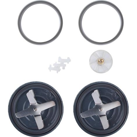 Lama di estrazione, set di 8 accessori di ricambio per frullatore/spremiagrumi NutriBullet 600w 900w, 4,1 × 4,1 × 2,5 pollici.