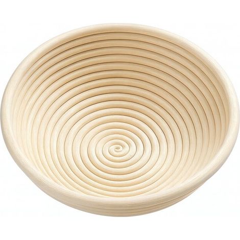 Panier de Fermentation à Pain Naturel, Bol à Levure Style Européen, Vannerie Artisanale en Rotin d'Indonésie, Corbeille à Pâte pour Boulangerie Maison (1/5)