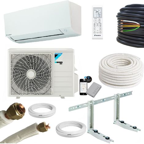 Daikin mit 5m INSTALLATIONSKIT und WiFi-MODUL - 12000 BTU - 3,5 kW, Sensira FTXC35C RXC35C - A++