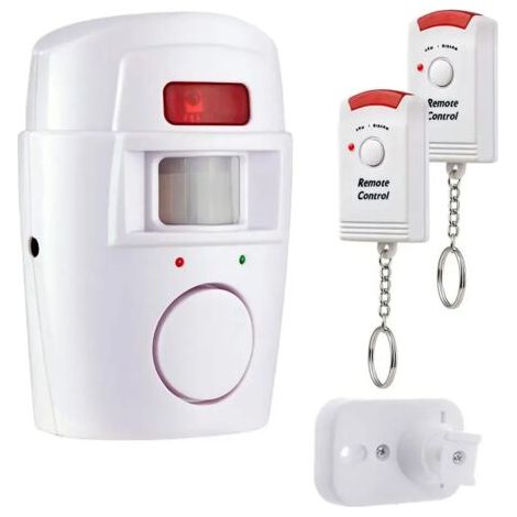 Alarme de capteur de mouvement PIR sans fil avec 2 télécommandes porte fenêtre pour maison hangar Garage caravane système d'alarme de sécurité (1/5)