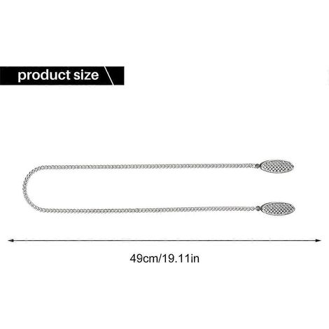 Set mit 4 Handtuchhaltern mit Clips und flexibler Kette, ideal für Senioren, Erwachsene und Kinder. (1/5)
