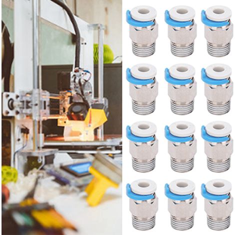 3D-Druckerteile, CR10-Pneumatikanschluss für Extruder, V6-Schnellkupplung mit M10-Gewinde (1/5)