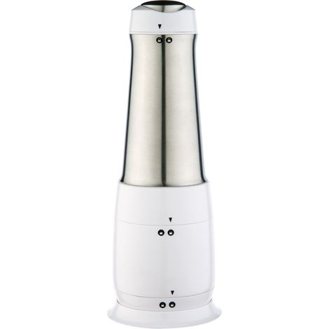 Râpe à fromage électrique inox 24 cm – Finition argent moderne – Râpe chocolat et fruits secs – Compatible lave-vaisselle – Yoko