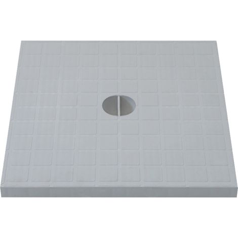 Coperchio per Pozzetto Monolitico Polipropilene Grigio 30 x 30 cm