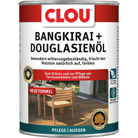 Clou Bangkirai & Douglasien ÖL 2,5 L Holzschutzlasur