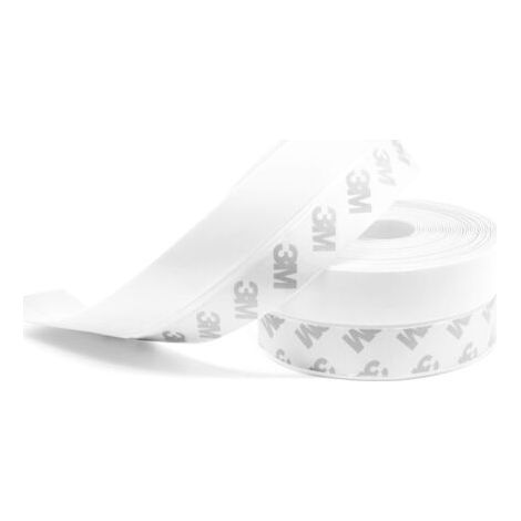 Clear Silicone Weatherstrip for Doors and Windows, 6 Meters Long, White (35mm Width) (1/5)