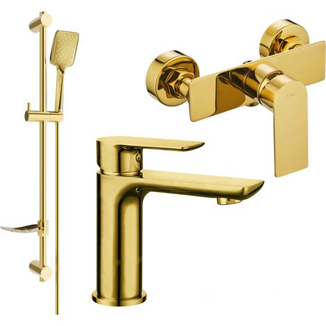 Mexen Alfa DF62 Brausegarnitur, Gold - 745704DF62-50 (1/4)