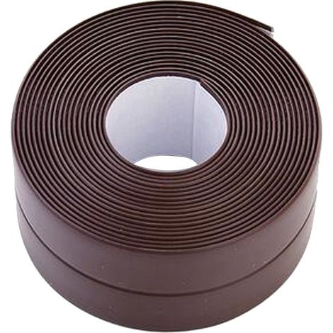 Striscia sigillante autoadesiva impermeabile e antimuffa per cucina e bagno, 3,2 m3,8 cm (caffè)