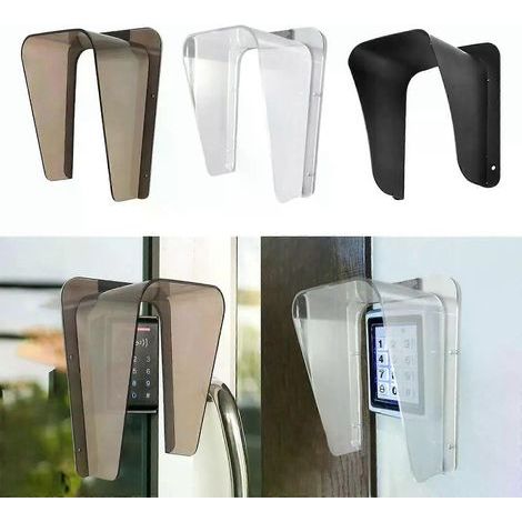 Housse de protection imperméable pour sonnette, clavier de contrôle d'accès, serrure de porte, interphone, etc. Protection étanche pour clavier de contrôle d'accès. (1/4)