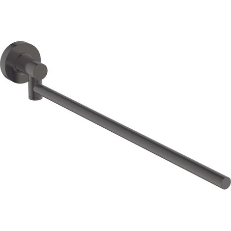 Ideal Standard IOM - Toallero, giratorio, longitud 37 cm, Gris magnético A7651A5 (1/2)
