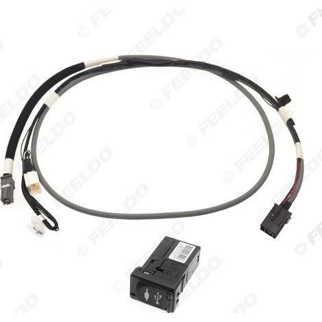 USB/AUX-Adapterkabel kompatibel mit Toyota Camry, RAV4, Highlander/Levin/Crown/Reiz (1/5)