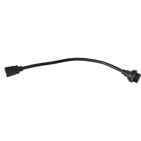 Prise femelle filetée pour montage en façade, adaptateur HDMI, câble de 0,3 mètre (1/5)