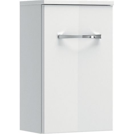Meuble haut Ancodesign - 1 porte - H49,6 x L30 Blanc